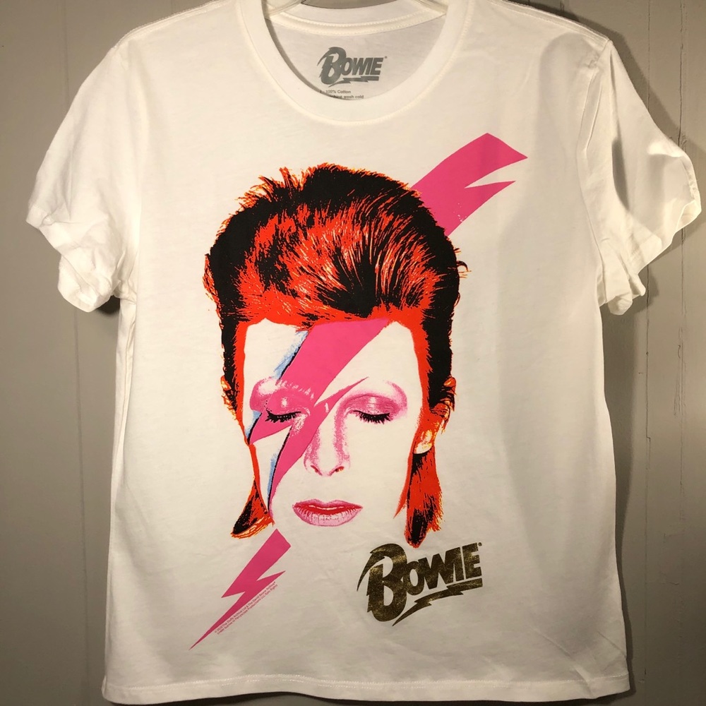 NWOT David Bowie Novelty T Sz S